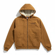 🏈 NEW NFL Kansas City Chiefs Flannel Sherpa Hoodie Men's Small | Tan Canvas