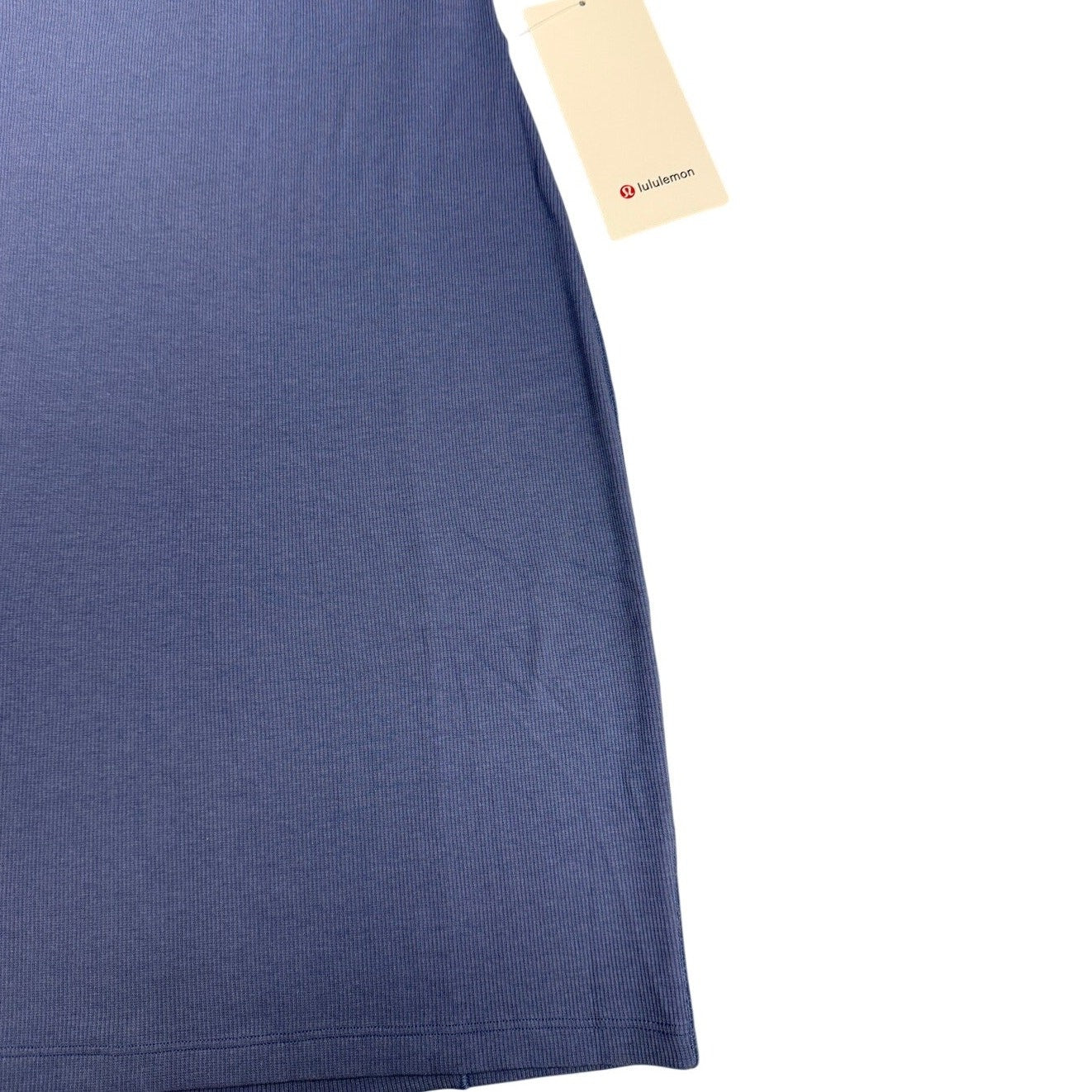 Lululemon Ribbed Cotton-Modal Cut-Out Dress – Women’s Size 4 – NWT