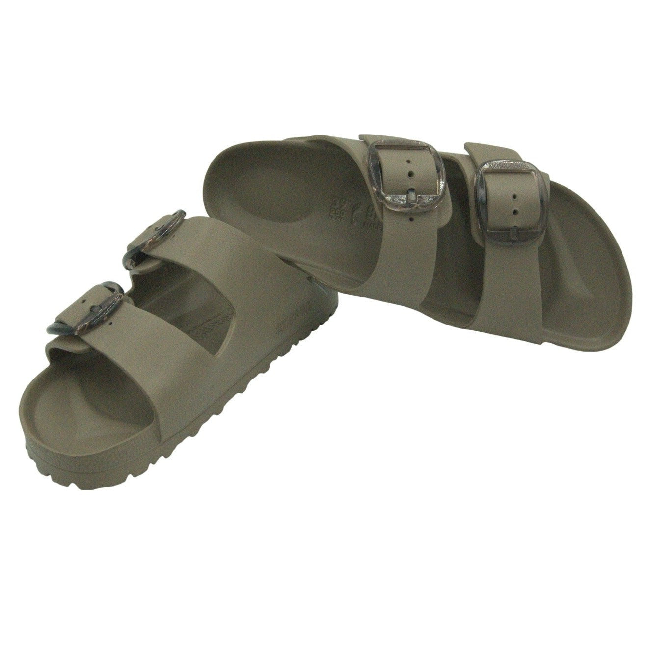 NWOT Birkenstock Arizona Big Buckle EVA Sandals Gray Taupe | Women’s 39