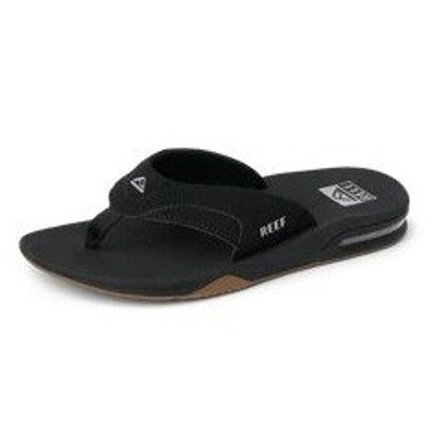 NWT Reef Fanning US Men's 10 Gunmetal/Ocean  "Bottle Opener"