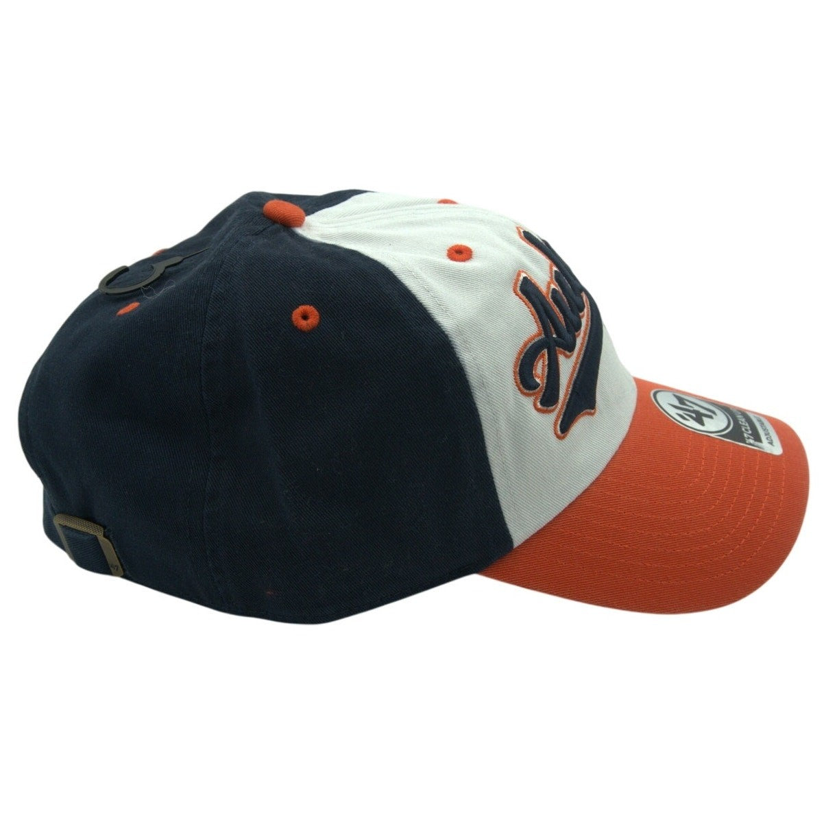 Auburn Tigers ‘47 Brand Clean Up Adjustable Hat Navy Orange NWT OSFM