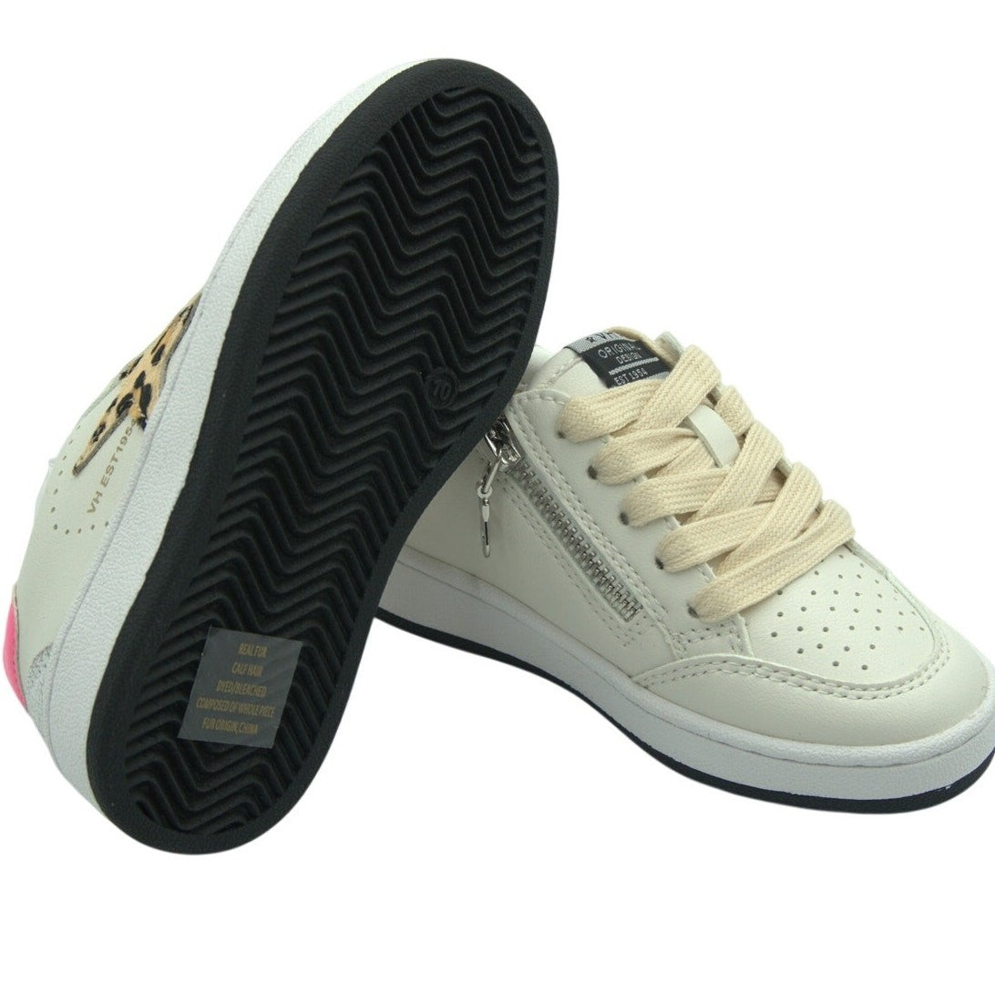 Vintage Havana VHK White Leopard Multi Sneakers – Girls Size 10