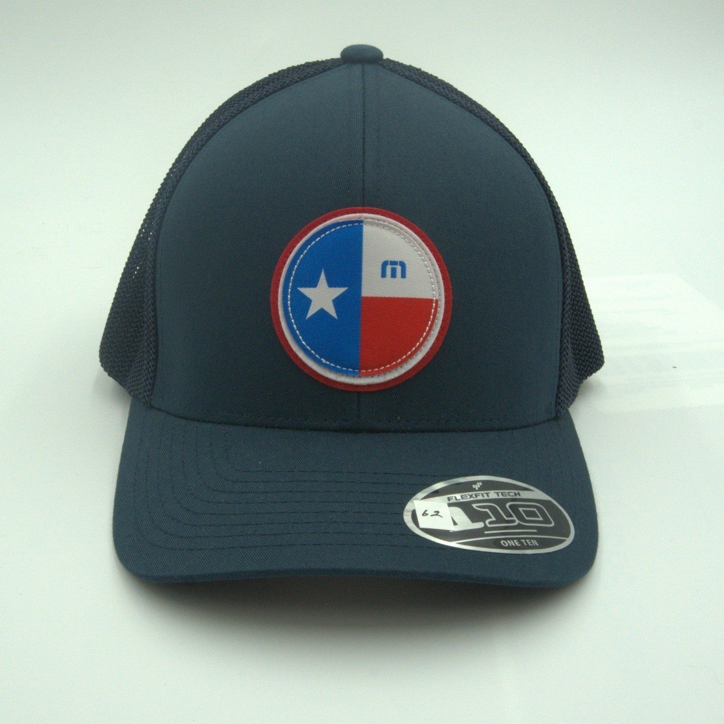 NWT Travis Mathew Golf Snapback Mesh Trucker Hat – Navy – River Walk Texas Flag
