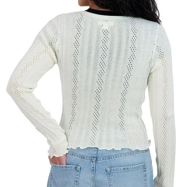 NWT AEROPOSTALE Cropped Scalloped Cardigan