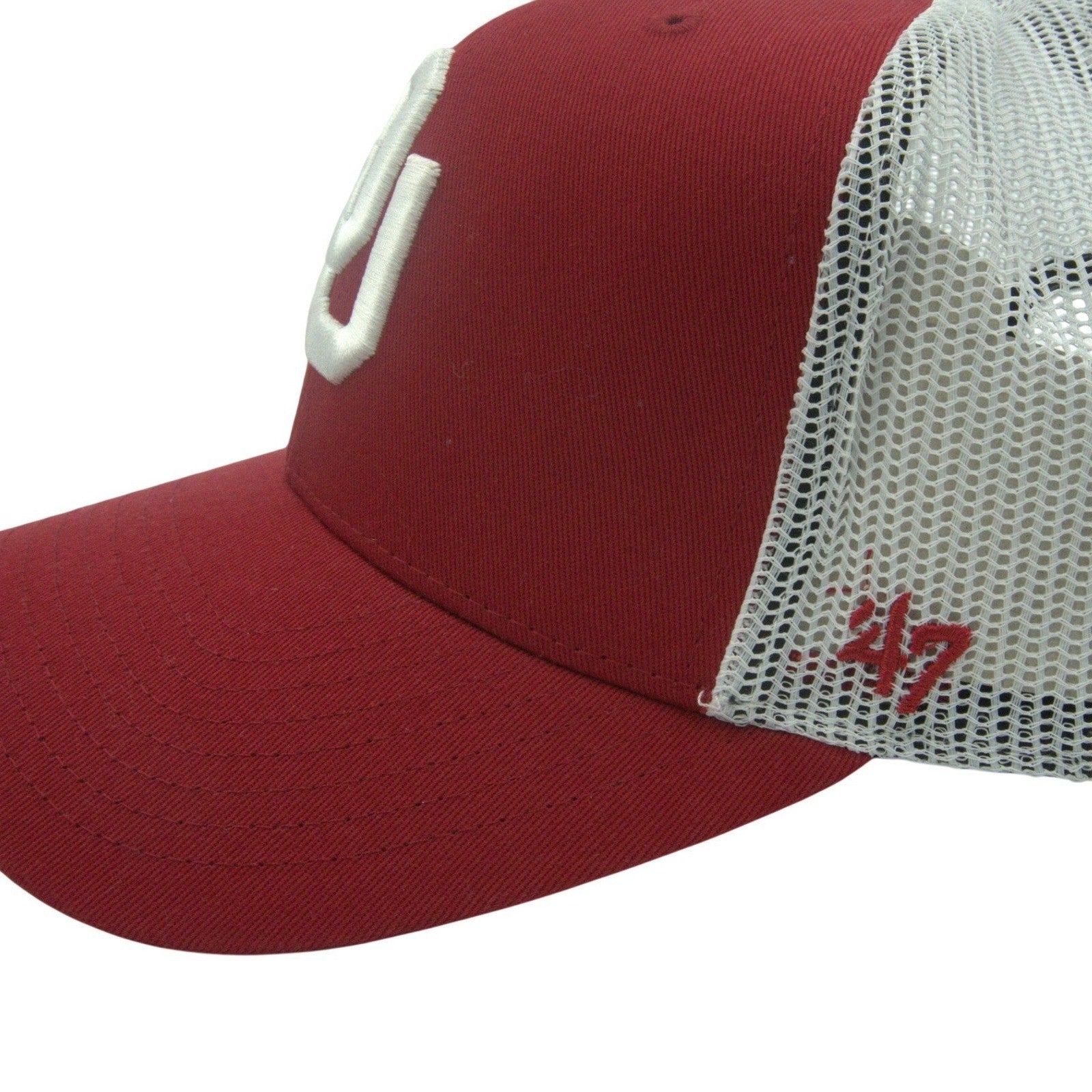 NWT '47 Brand Oklahoma Sooners OU Trucker Hat – Crimson – OSFM