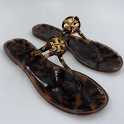 NWOT Tory Burch Mini Miller Tortoise Shell Jelly Women's Size 8