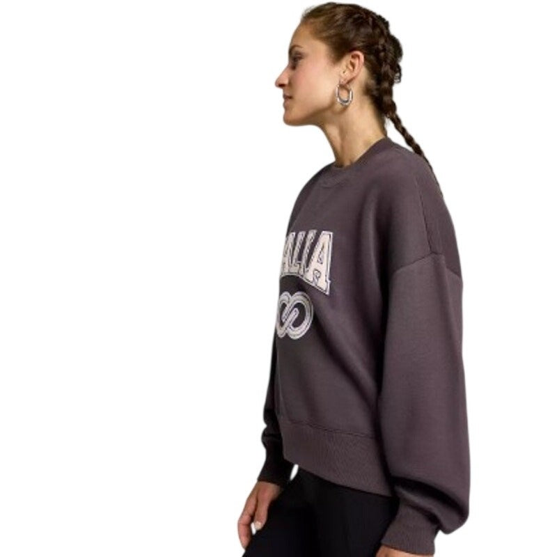 NWT CALIA Women's XL "CALIA" Pique Scuba Logo Crewneck