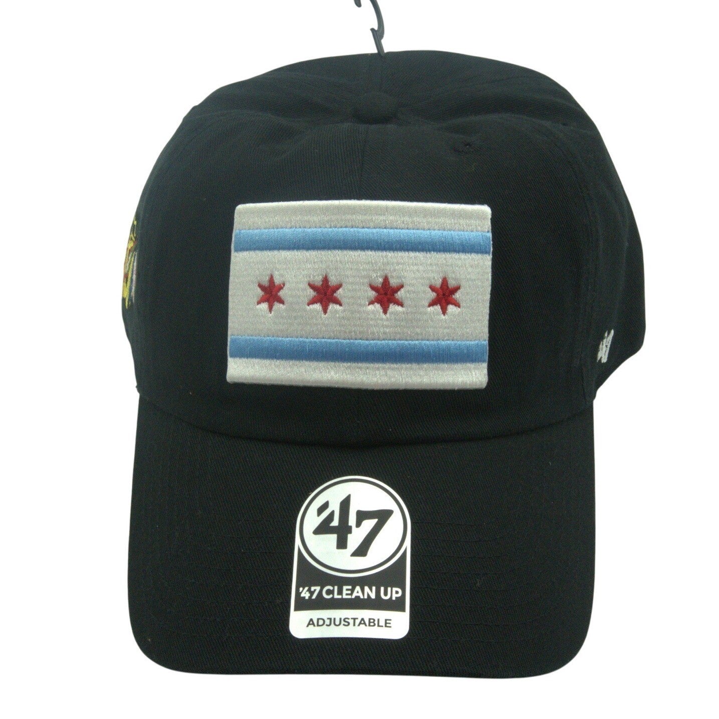 NWT 47 Brand NHL x Chicago, Chicago Flag Blackhawks Adjustable Hat – Unisex OSFM
