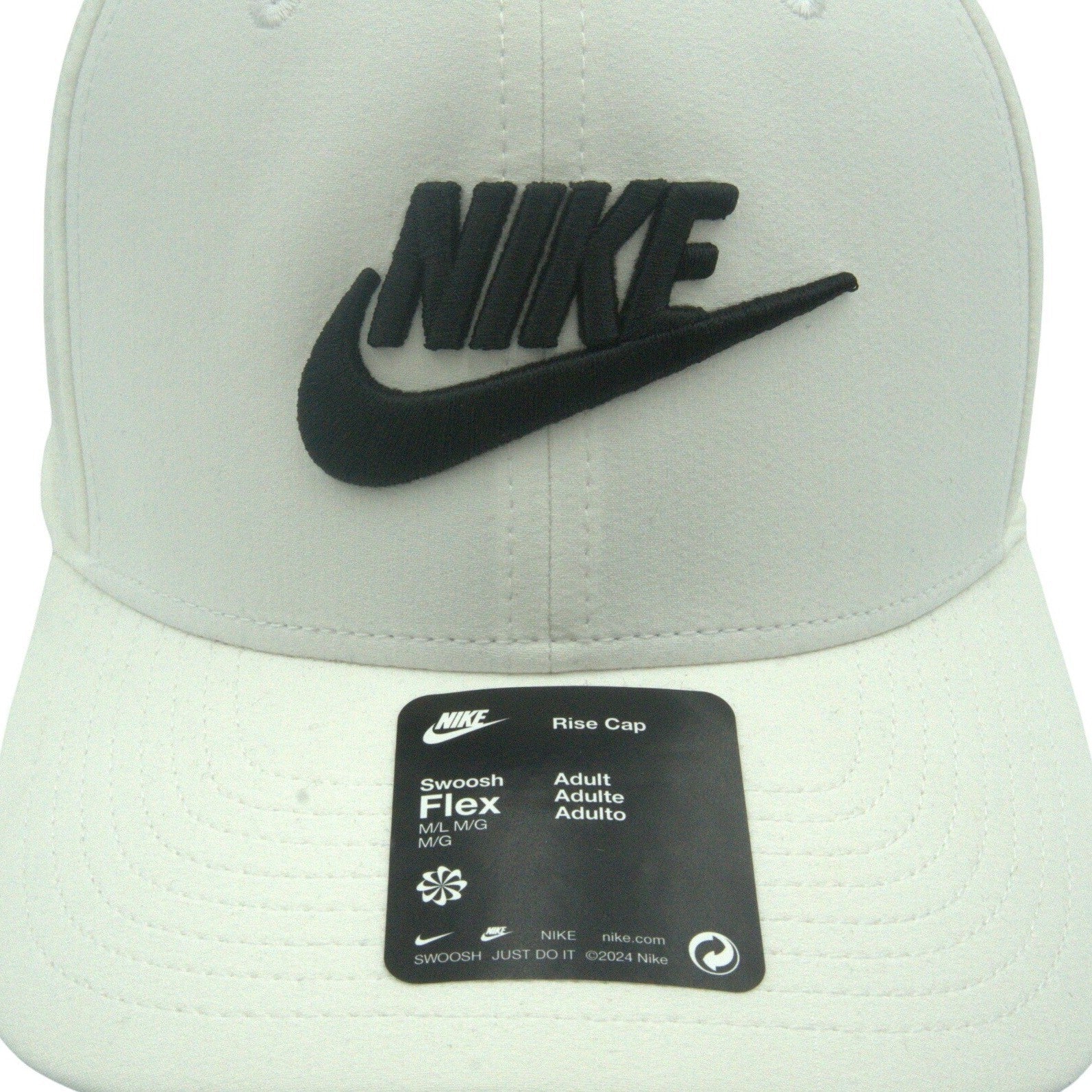 NWT Nike Swoosh Flex Cap | M/L | White | Mid-Rise Performance Hat