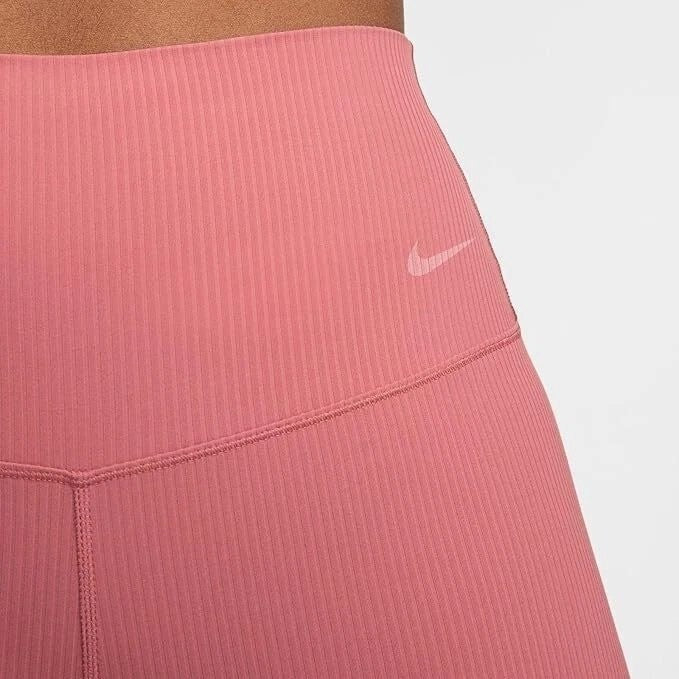 NWT Nike Zenvy Rib High-Waisted 7/8 Leggings Women's Medium HF1443-634