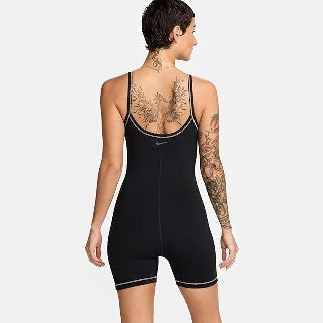 NWT Women's Nike One Dri-FIT Short Bodysuit | XL in Black