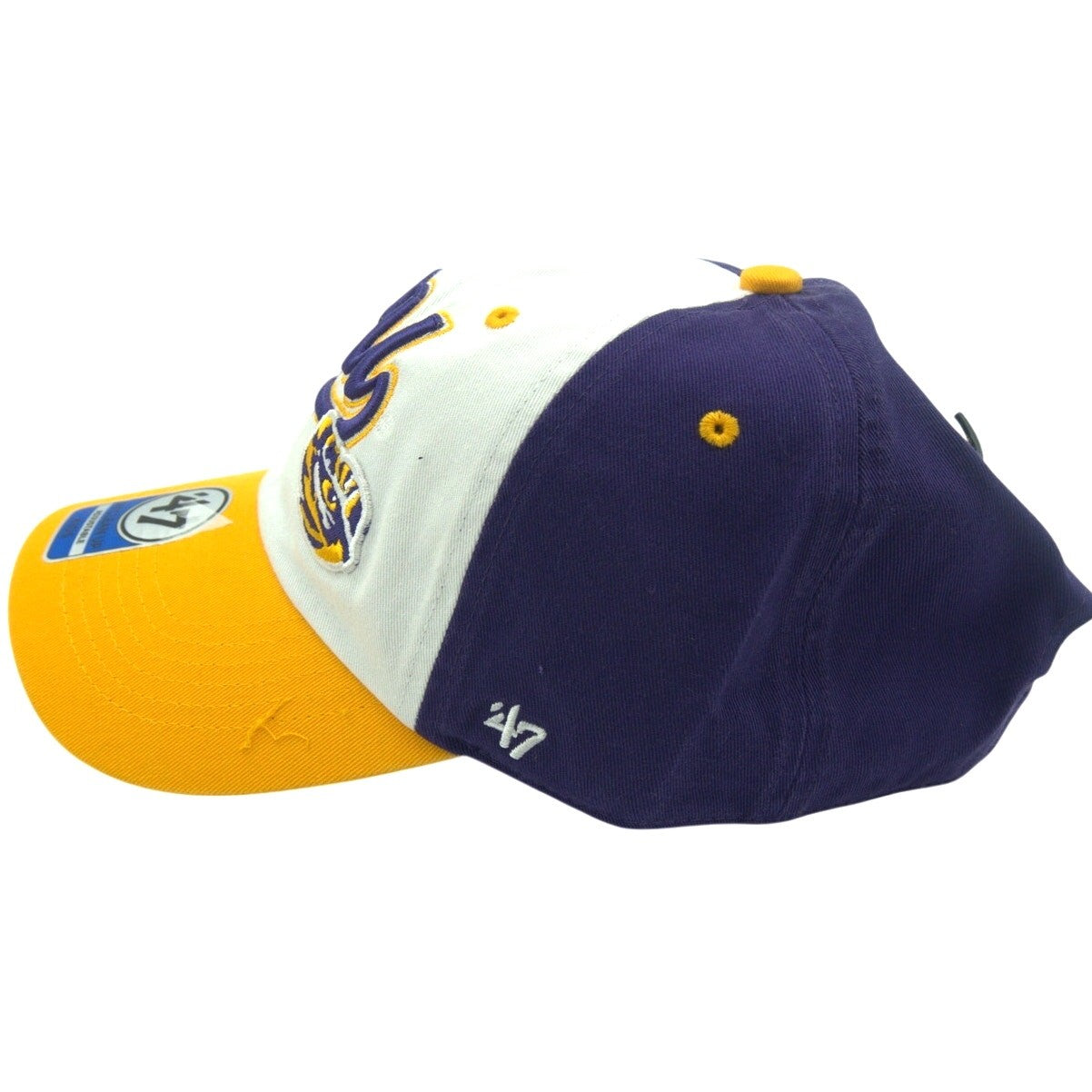 LSU Tigers Hat – ’47 Brand Clean Up Adjustable – Purple/Gold – NWT (Kids)
