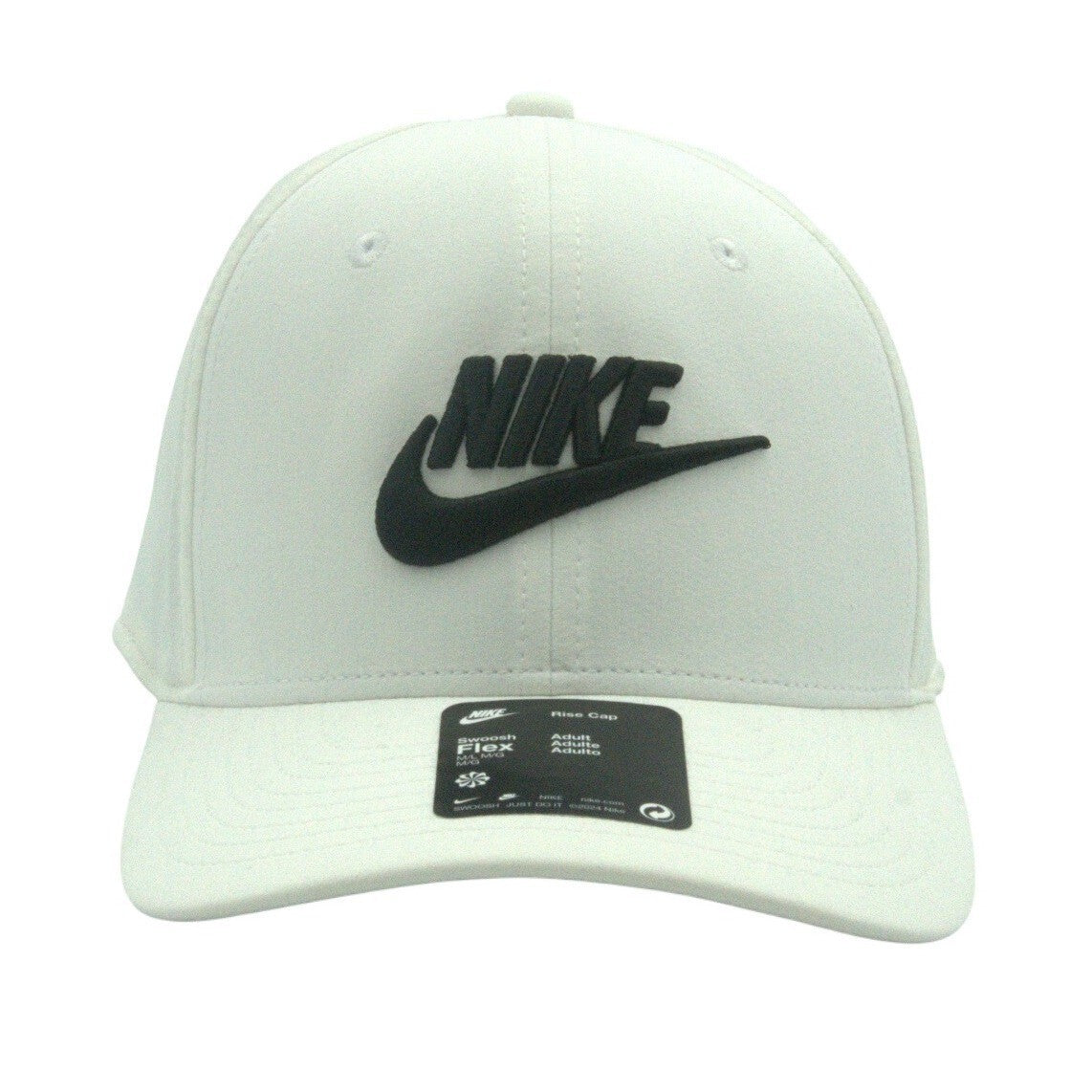 NWT Nike Swoosh Flex Cap | M/L | White | Mid-Rise Performance Hat