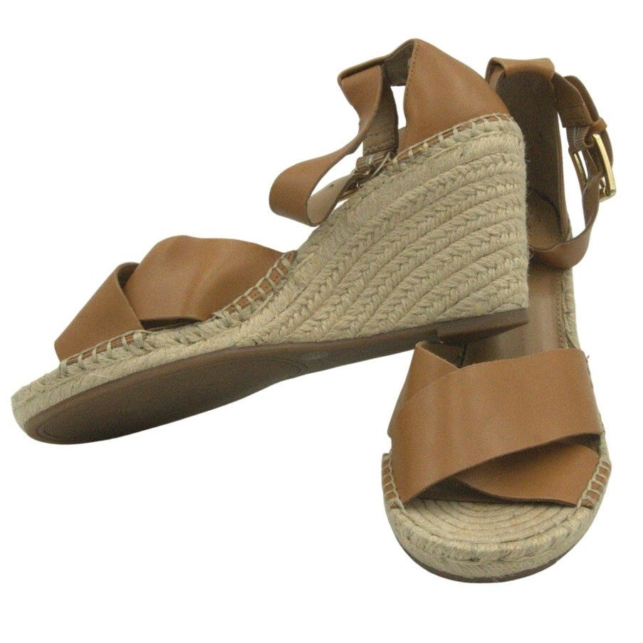 Vince Camuto Espadrille Wedge Sandals with Ankle Strap – Tan | Women’s 8.5
