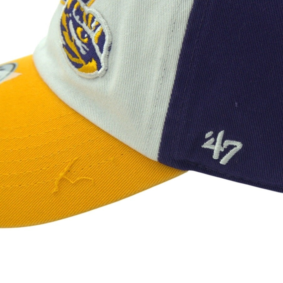 LSU Tigers Hat – ’47 Brand Clean Up Adjustable – Purple/Gold – NWT (Kids)