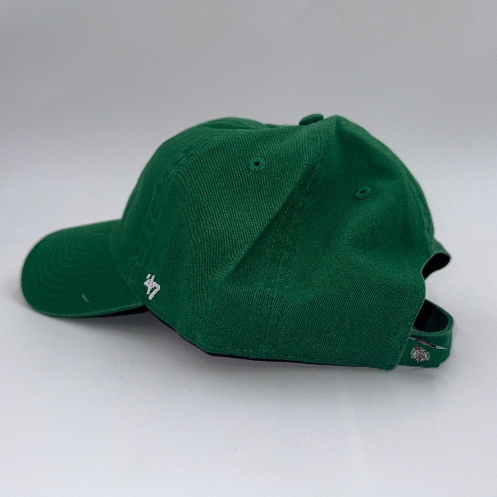 🧢 '47 Brand Boston Celtics Mascot Clean Up Adjustable Hat | Green | Embroidered