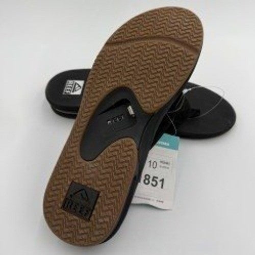 NWT Reef Fanning US Men's 10 Gunmetal/Ocean  "Bottle Opener"