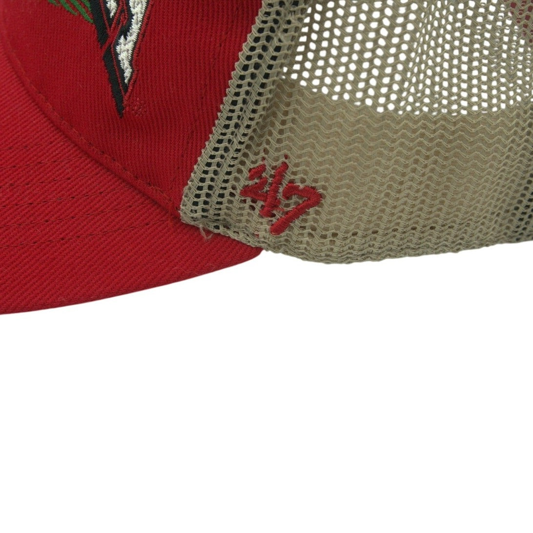 47 Brand Georgia Bulldogs Trucker Hat – Red / Khaki – NWOT