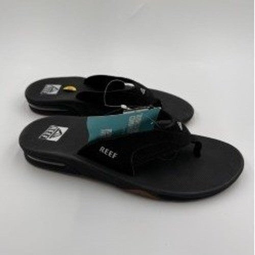 NWT Reef Fanning US Men's 10 Gunmetal/Ocean  "Bottle Opener"