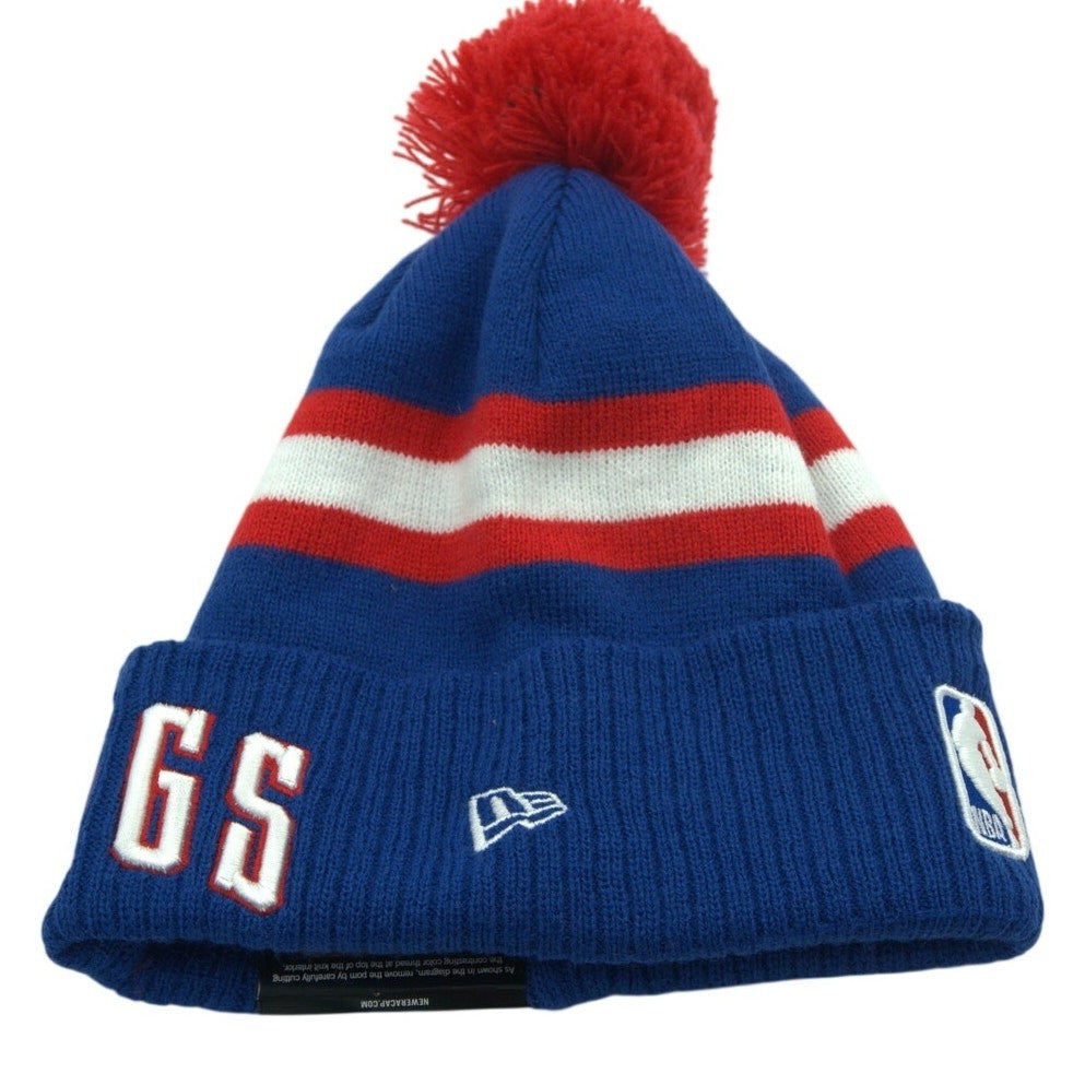New Era Sacramento Kings Pom Beanie Youth Blue Red NBA Knit Hat – NWT