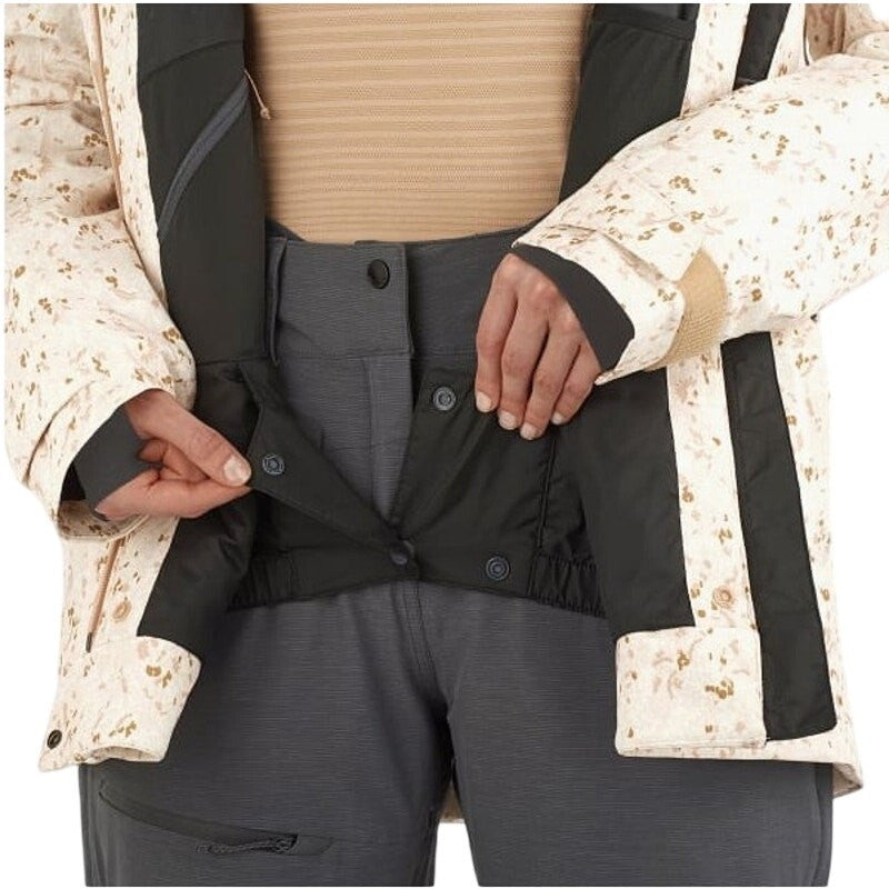 NWT Salomon Ski Jacket - Stance Cargo Jacket Whisper White Women's XS
