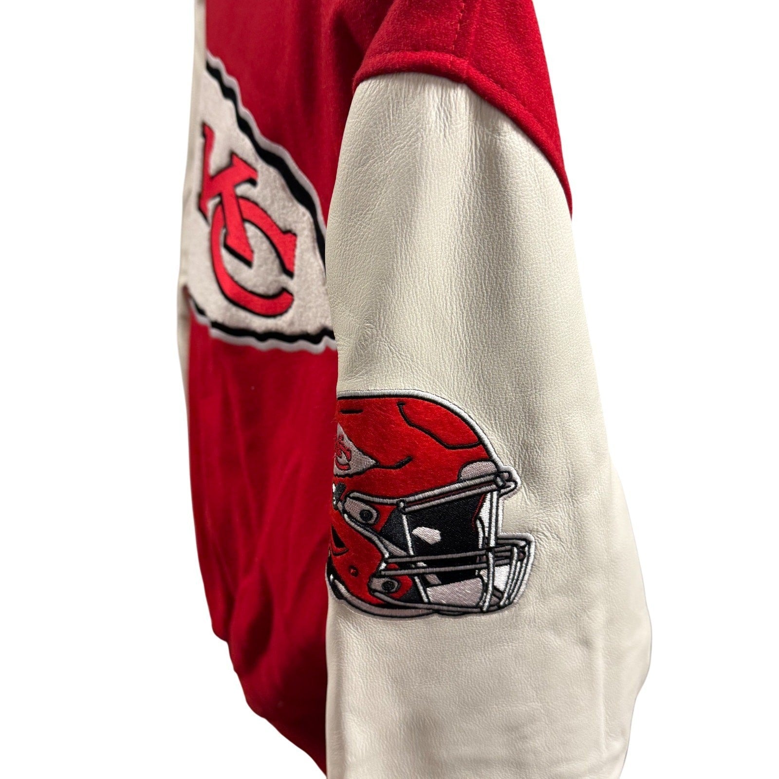Starter Kansas City Chiefs Varsity Jacket – Quilted Lined, Embroidered Men's Med