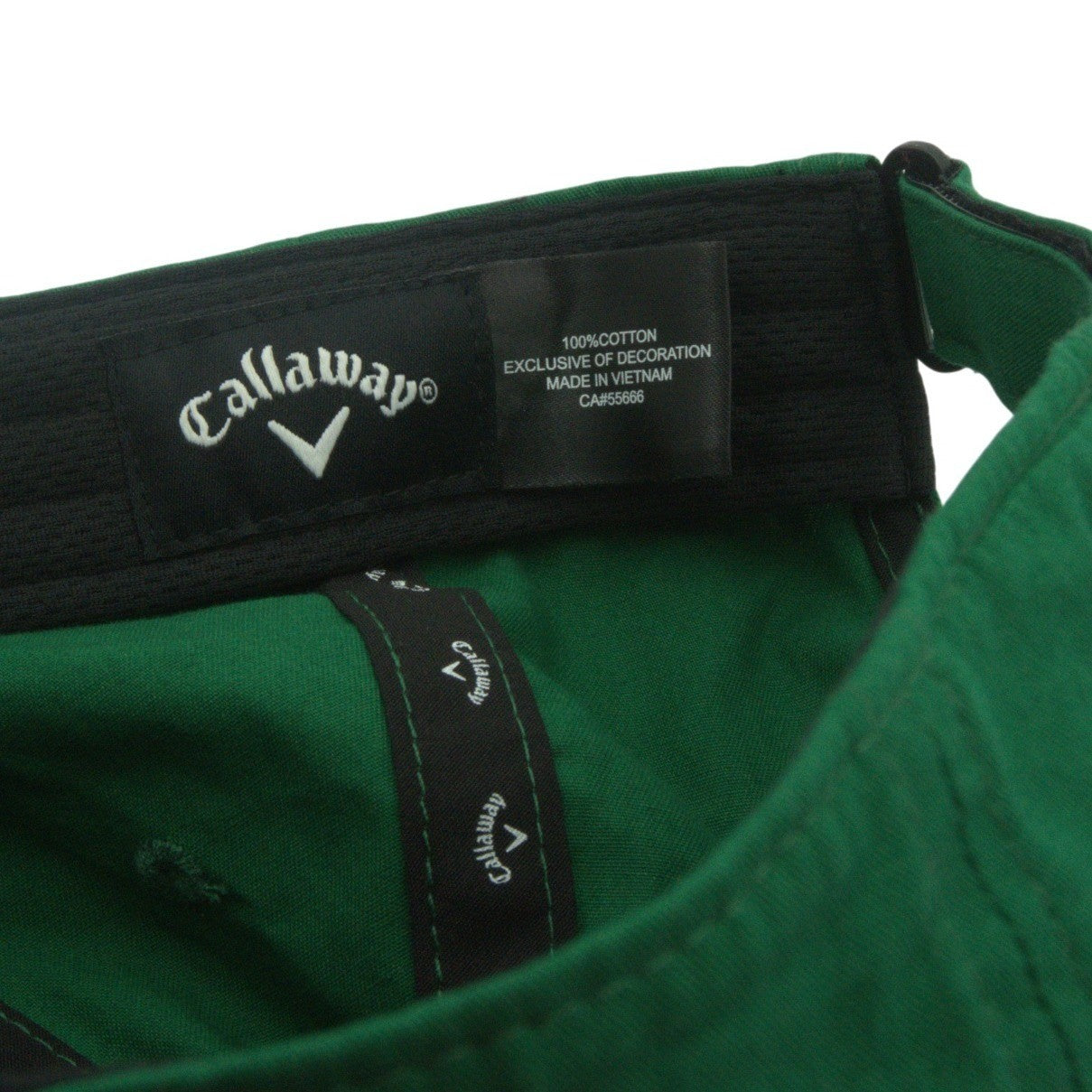 NWT Callaway Golf "Lucky Shamrock" Adjustable Hat | Heritage St. Patrick's Day