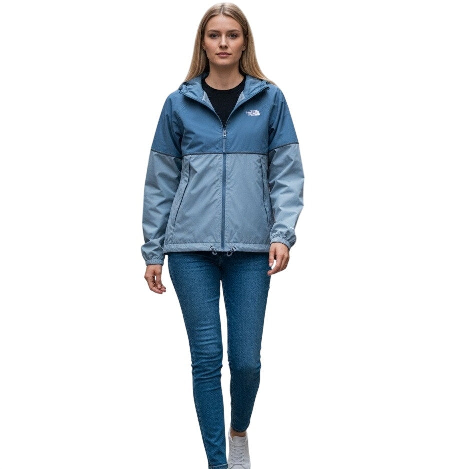 The North Face Women’s Antora Jacket – Size L – Indigo Stone Novelty