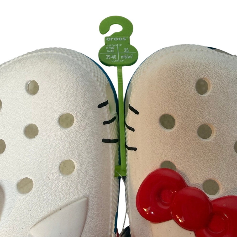 Crocs x Hello Kitty Classic Clog – 50th Anniversary 2024 – Women’s 9 / Men’s 7