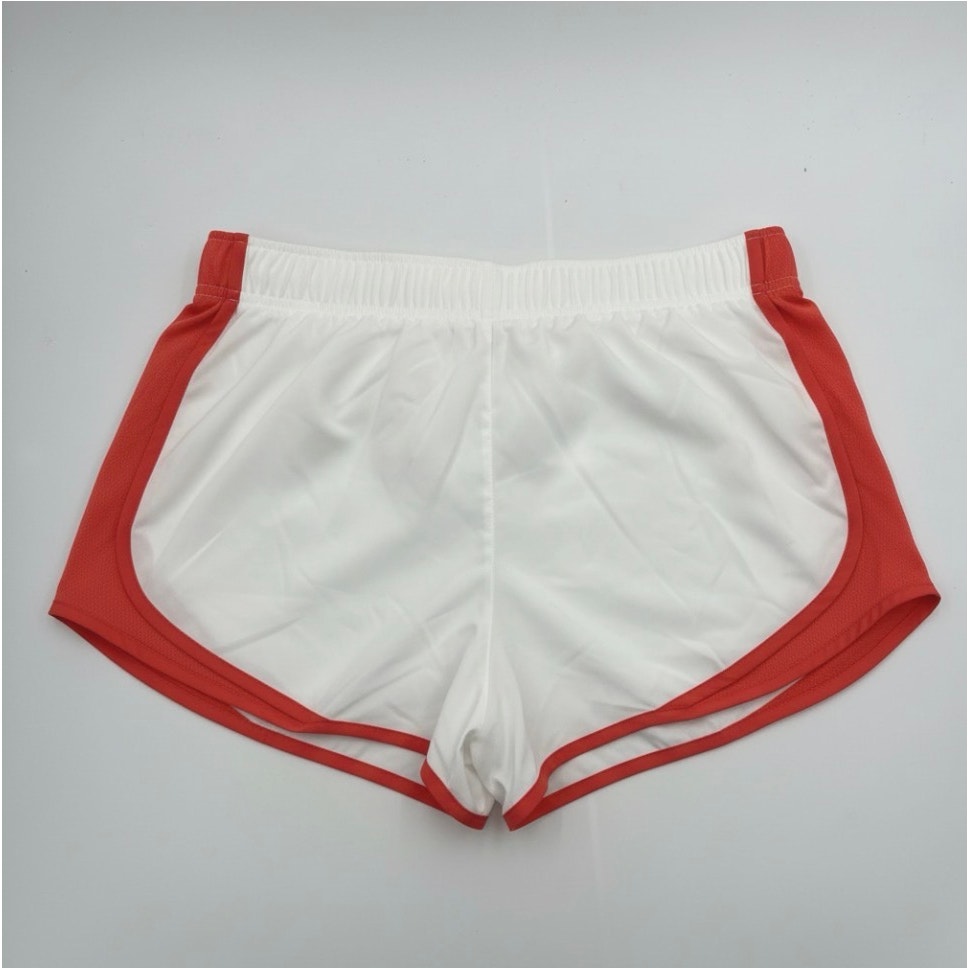 Nike Tempo Running Shorts Women's White Coral 3" Mid Rise Size Large NWT