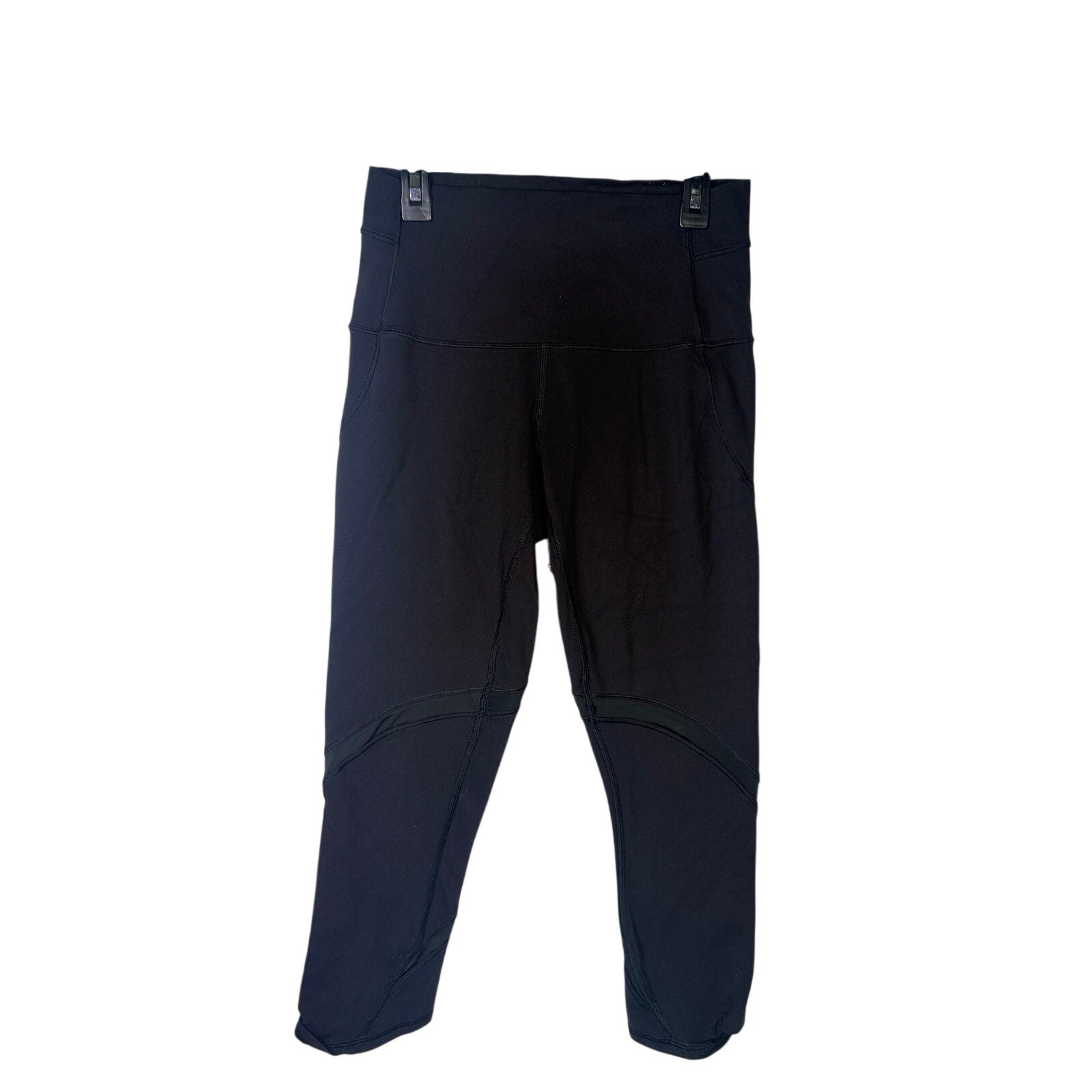 Lululemon Women’s High-Rise Paneled Cropped Leggings Black Size 6
