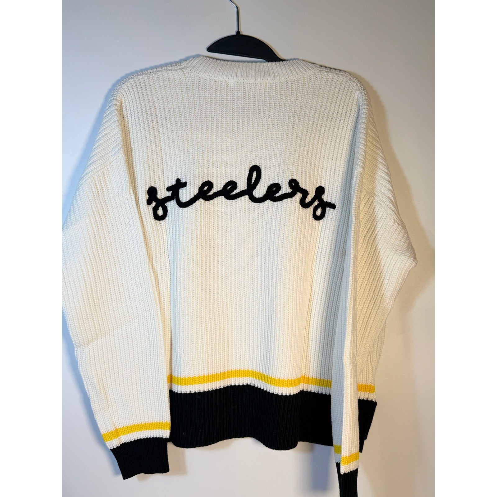 WEAR by Erin Andrews Pittsburgh Steelers Knit Sweater – Women's M/M – NWT