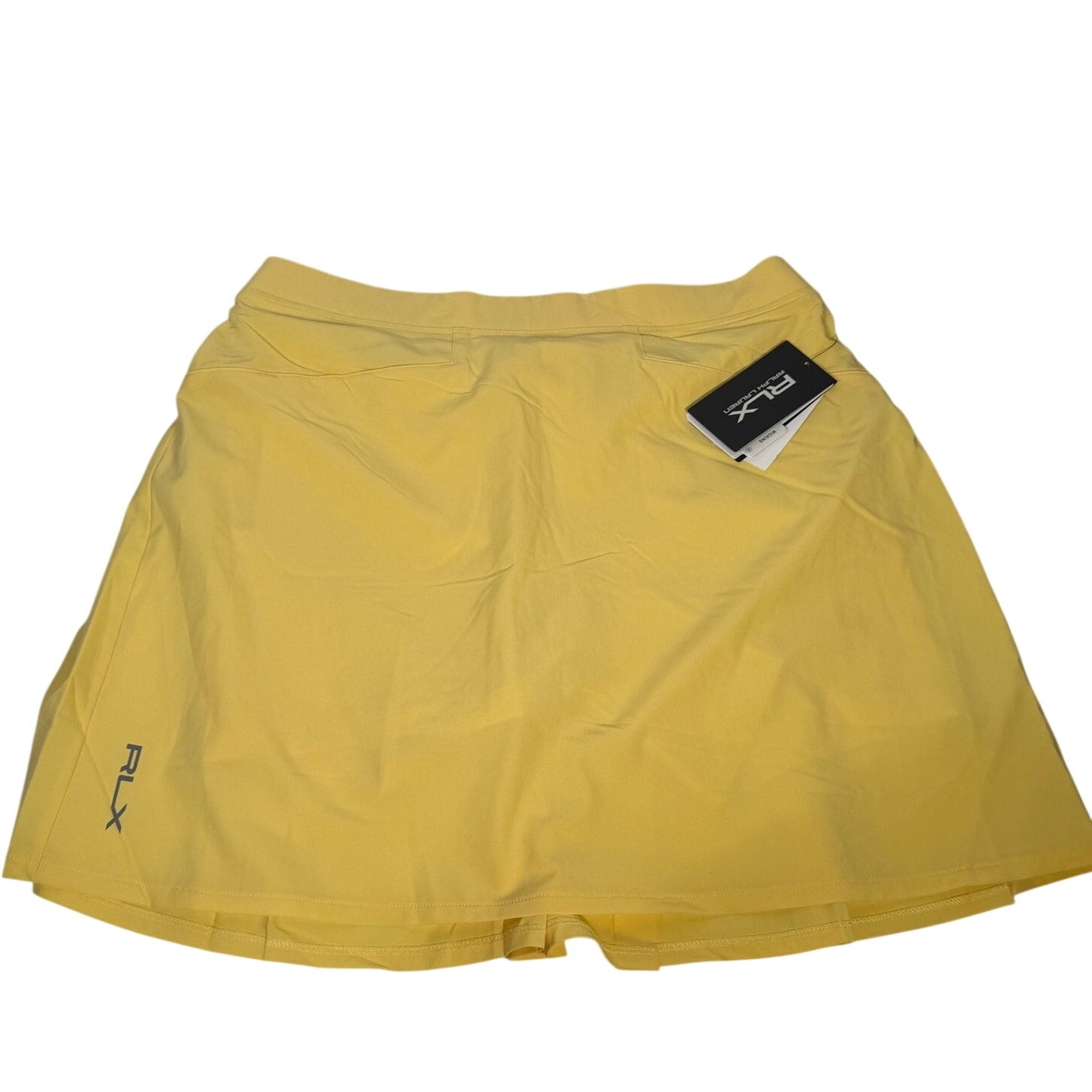 Ralph Lauren RLX Women’s Yellow Pleated Golf Skort Size M New With Tags