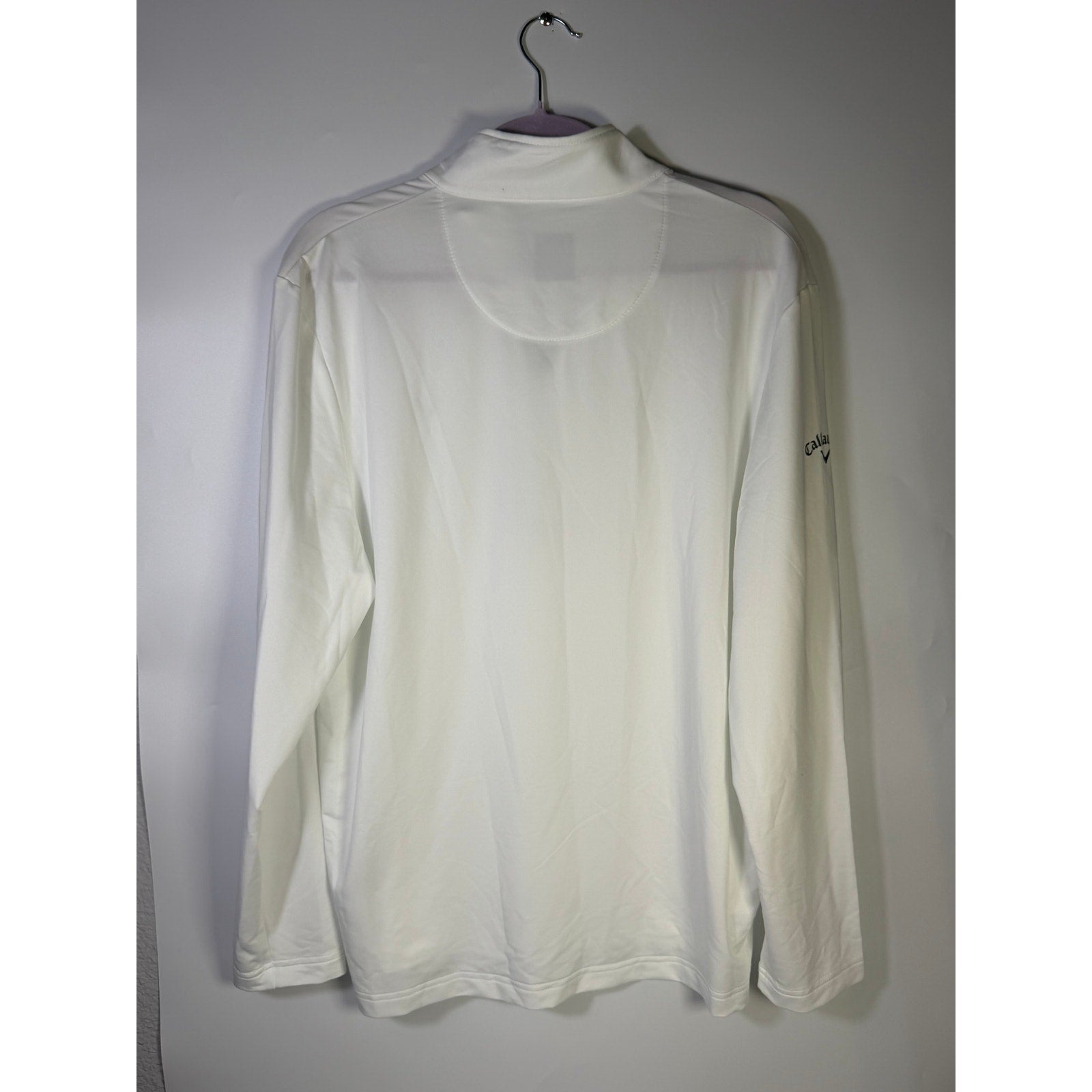 Callaway Women’s Opti-Dri Quarter Zip Golf Pullover White Size L NWT