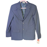 Boy's navy blue blazer by Cat & Jack, size 16, with two buttons, tailored suit jacket for boys, new with tags.