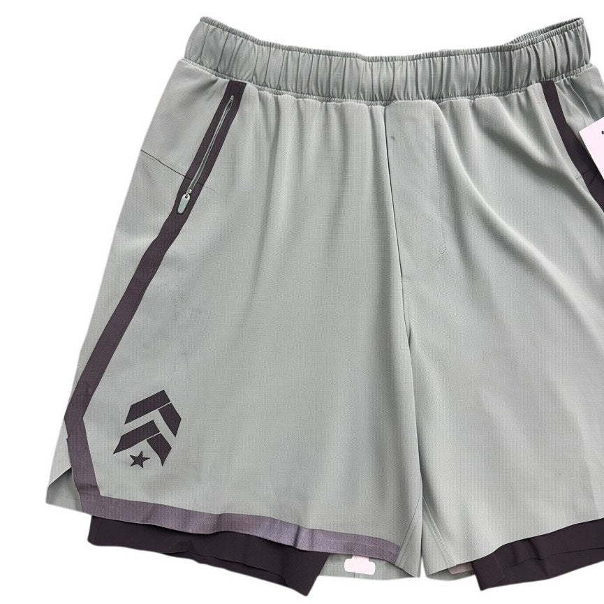 NWT Barry’s x Lululemon Pace Breaker Lined Shorts – Men’s Medium – Green/Black