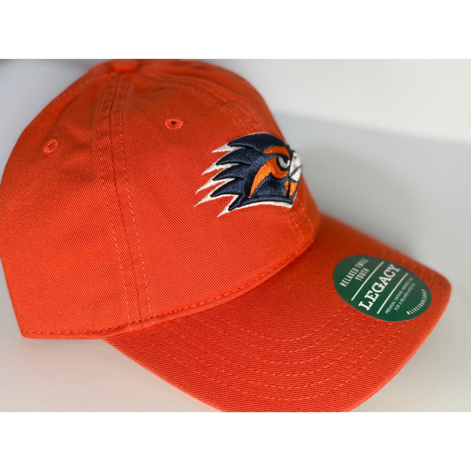 Legacy UTSA Roadrunners Youth Adjustable Relaxed Twill Hat Orange NCAA Cap