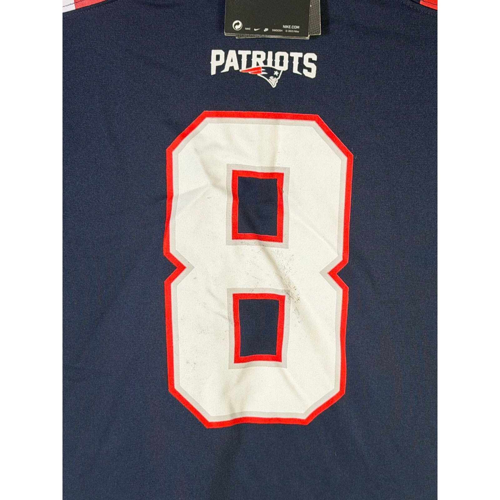Nike Youth New England Patriots Stefon Diggs #8 Game Jersey Navy Size S