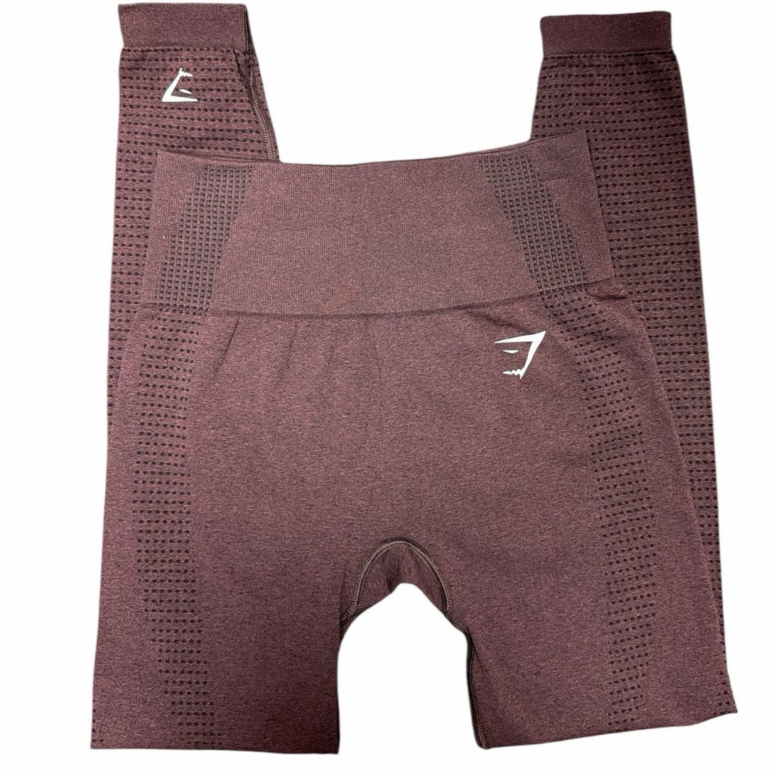 Gym shark Vital Rise Leggings Color: Maroon| Size: Small | Excellent Condition