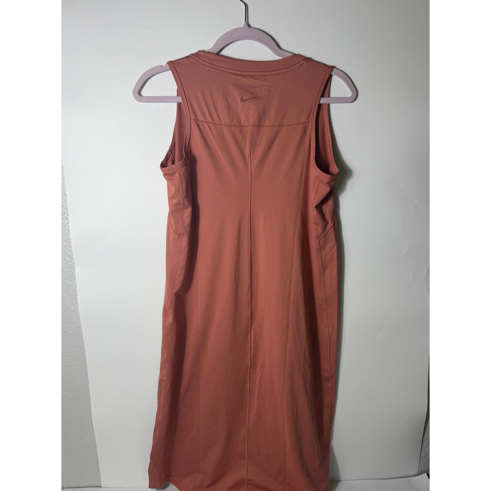 Nike Dri-FIT Maternity Sleeveless Midi Dress Women's Medium Pink New