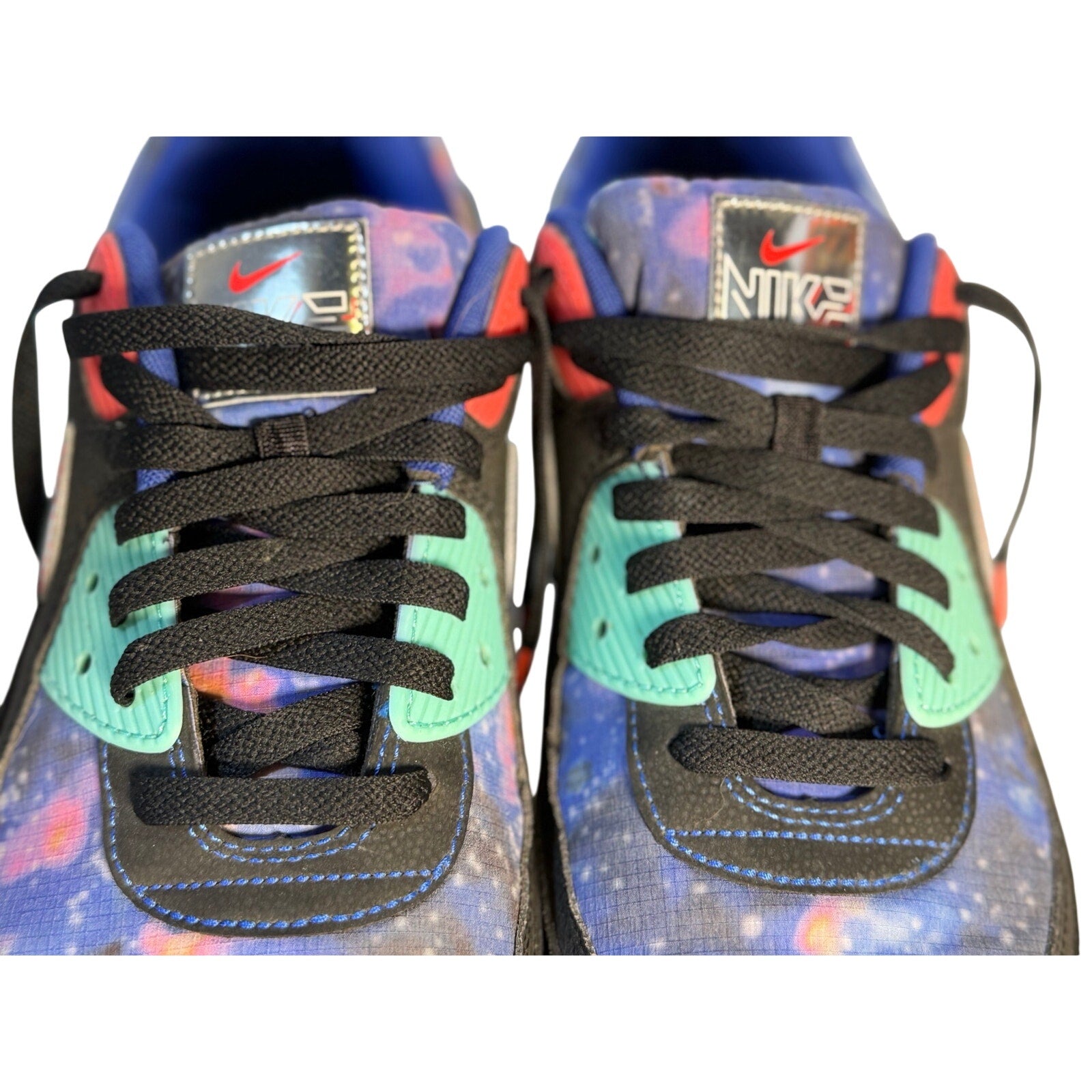 Nike Air Max 90 QS Galaxy Space Theme Sneakers Men's US 11.5