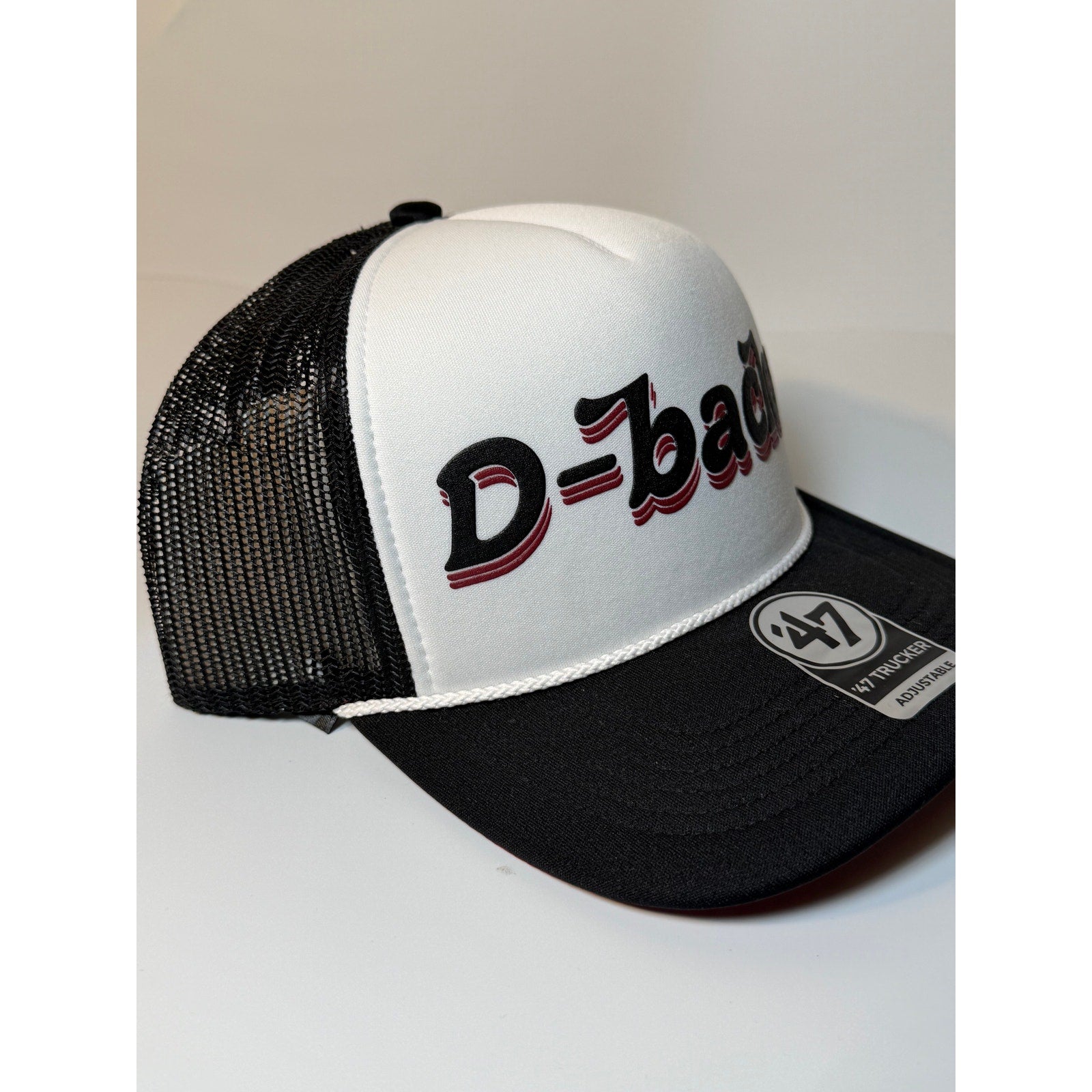 '47 D-backs Arizona Diamondbacks Trucker Hat Black White Adjustable NWT