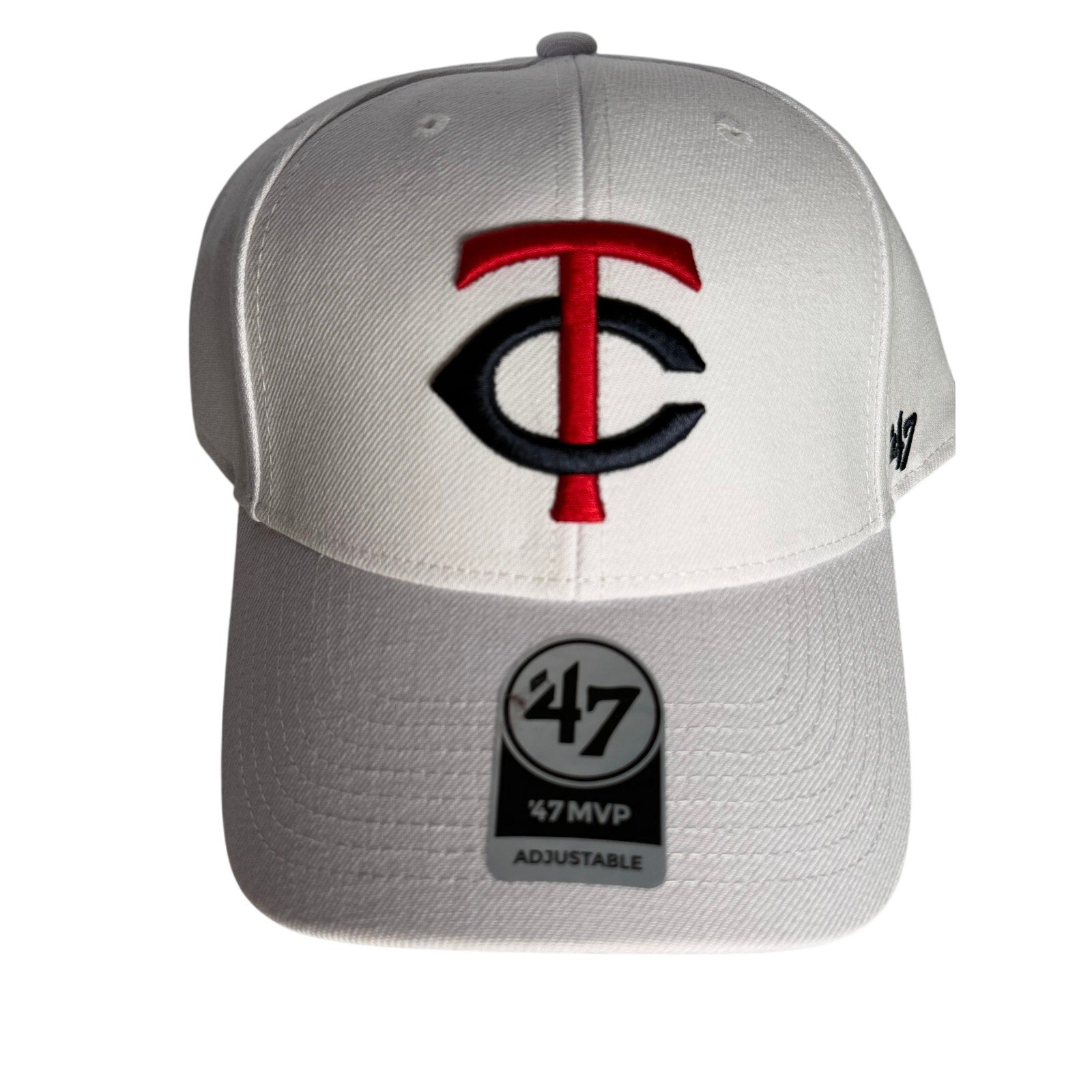 47 Minnesota Twins White MVP Adjustable MLB Baseball Hat Cap NWT OSFM