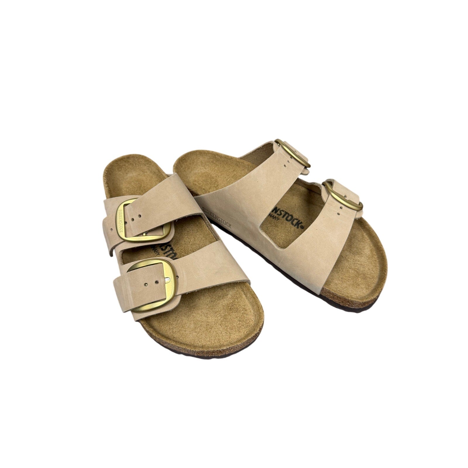 Arizona Soft Footbed Nubuck Leather Women's EU 37 NIB in Sandcastle