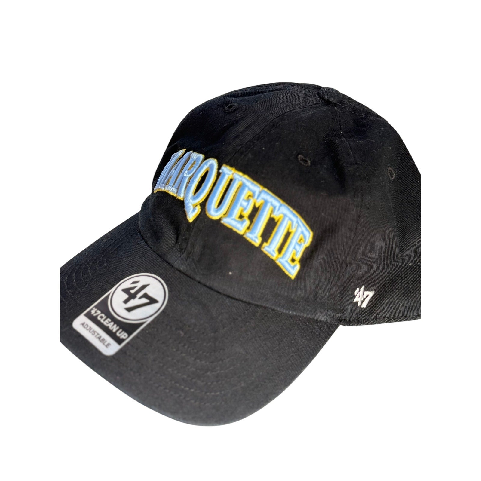 '47 Marquette Golden Eagles Clean Up Adjustable Hat Black NWT