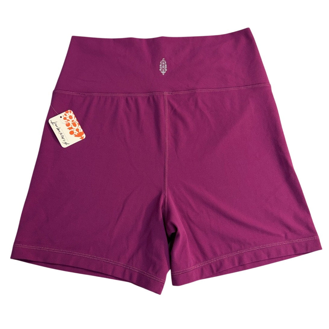 Free People Movement “Never Better” Bike Shorts – Mulberry – Size Large