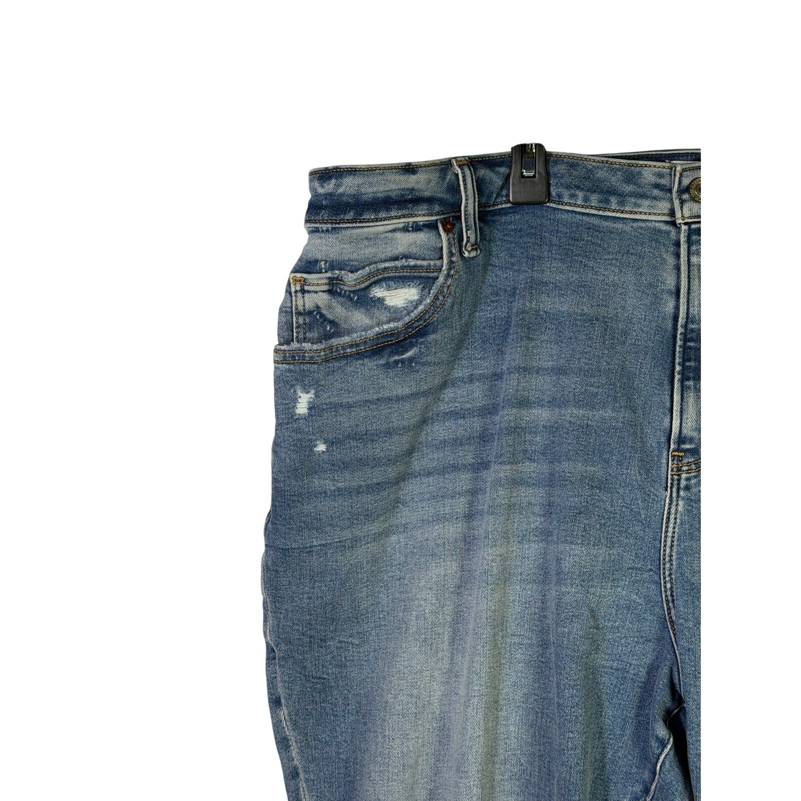 Abercrombie & Fitch Curve Love Super Skinny Ankle Jeans Women’s Size 37 24R NWT - label and size tag
