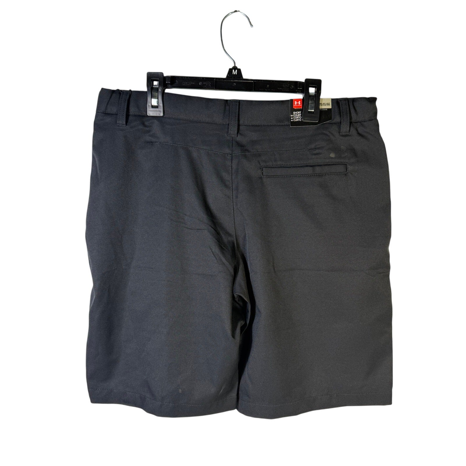 Under Armour Match Play Golf Shorts Youth Boys YXL Black Performance Stretch NWT