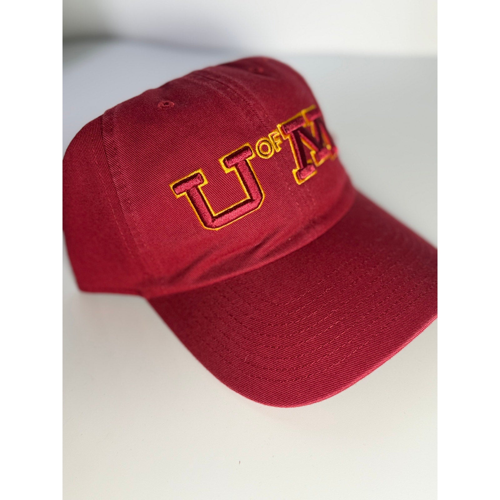 '47 University of Minnesota U of M Adjustable Dad Hat Maroon Gold OSFM