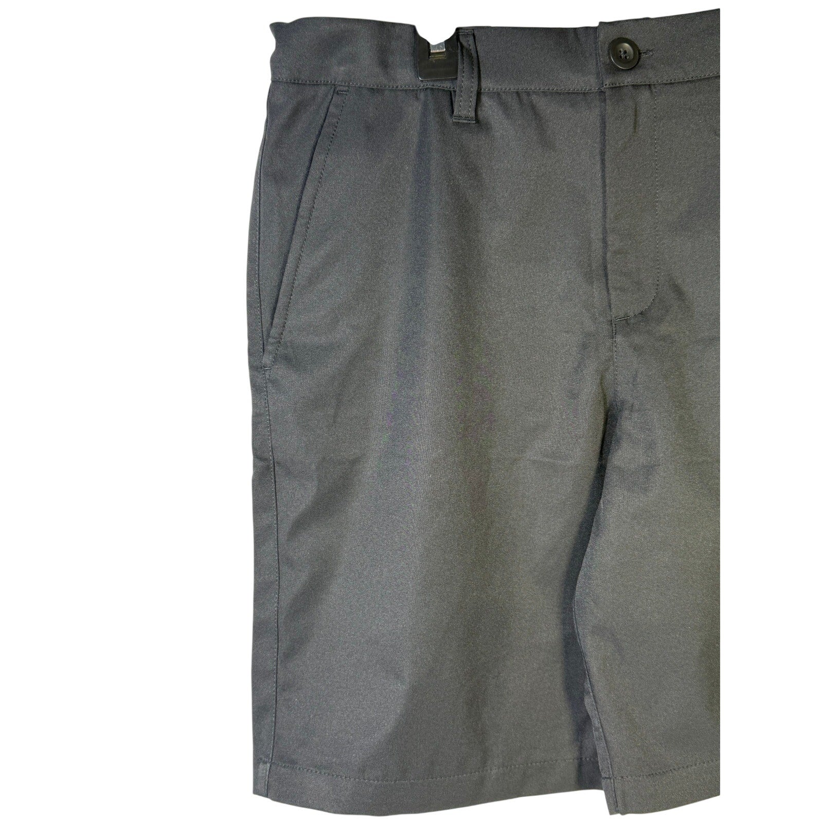 Under Armour Match Play Golf Shorts Youth Boys YXL Black Performance Stretch NWT